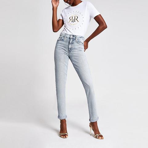 Light Blue Mom Denim Jeans