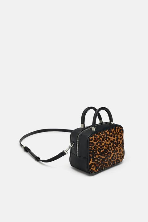 Leopard Print Crossbody Bag