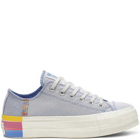 Chuck taylor all star 2024 rainbow platform low top