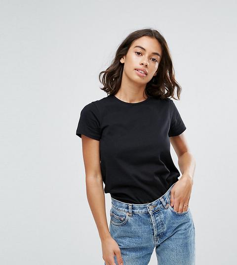 Asos Petite - The Ultimate - T-shirt Girocollo - Nero