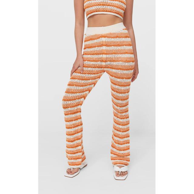 Pantalón Crochet Rayas de Stradivarius en 21 Buttons