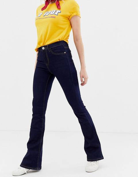 Glamorous - Jeans A Zampa - Blu