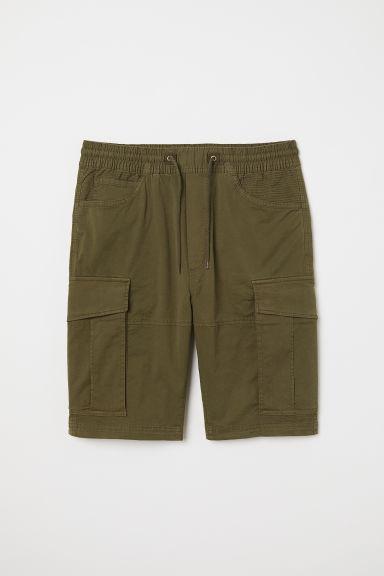 H & M - Shorts Cargo In Cotone - Verde