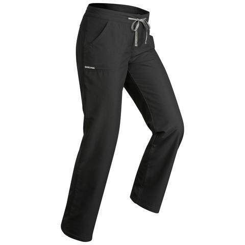 Pantalón Cálido De Senderismo Mujer Sh100 Ultra-warm | Pantalón Cálido De Senderismo Mujer Sh100 Ultra-warm Negro