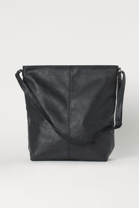 H & M - Grande Borsa A Tracolla - Nero