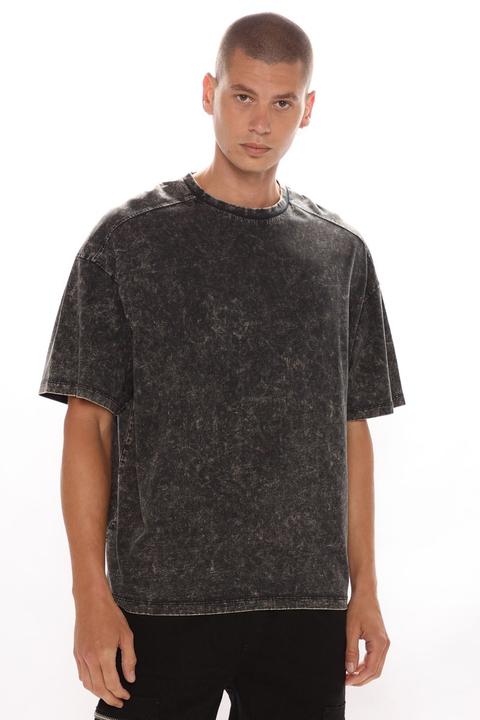 Luke Short Sleeve Tee - Charcoal