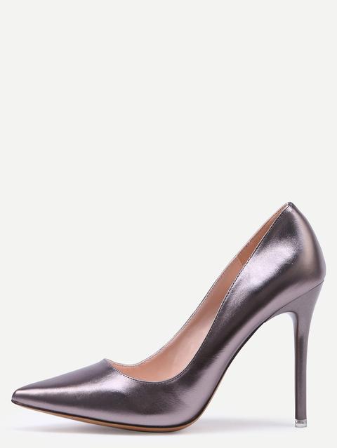 Purple Pointed Toe Stiletto Heels