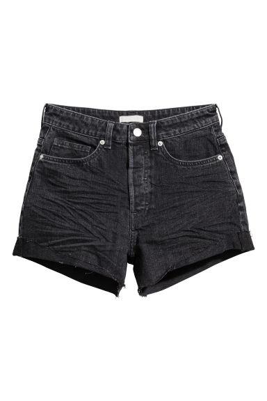 H & M - Short High Waist Shorts - Nero