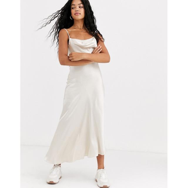 off white slip dress