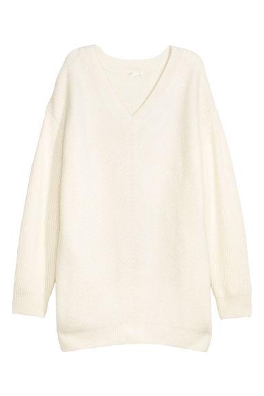 H & M - Jersey De Punto - Blanco