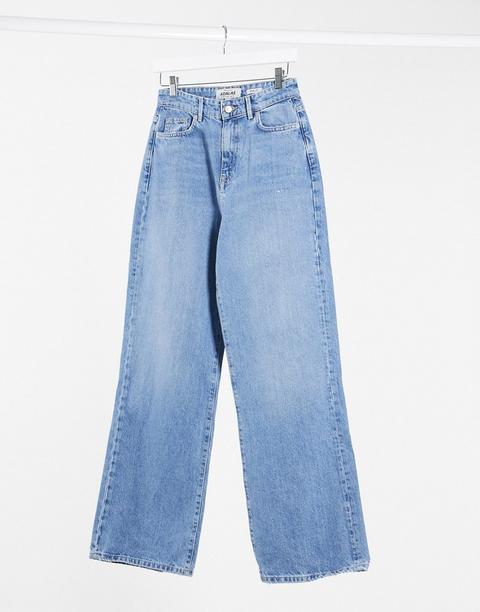 New Look - Jean Coupe Large - Bleu Moyen
