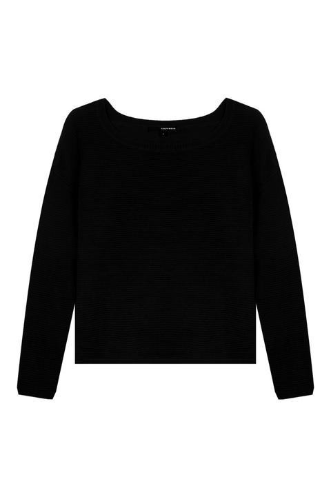 Pullover In Cotone Nero