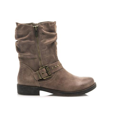Botín Motero Fausta Taupe