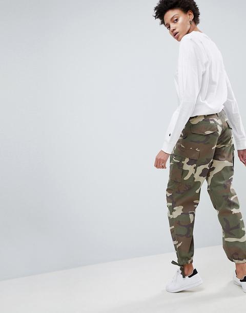 asos camo pants