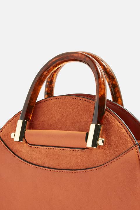 topshop tortoiseshell handle bag