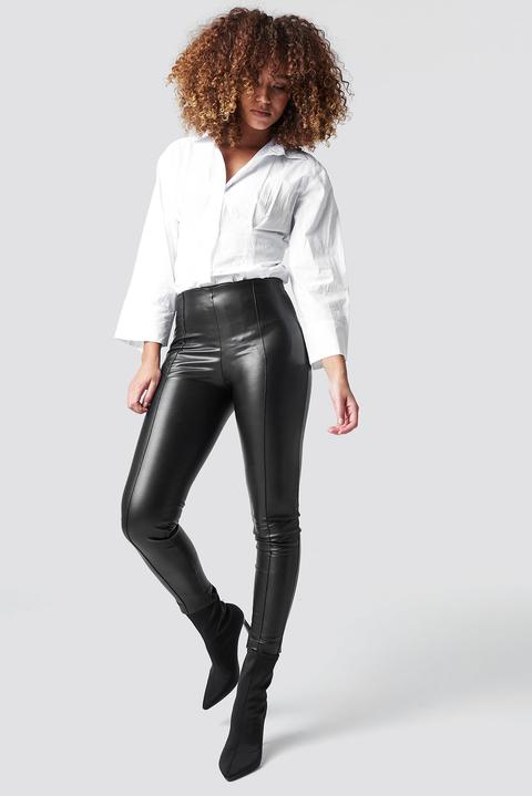 Trendyol Pu Leather Pants - Black