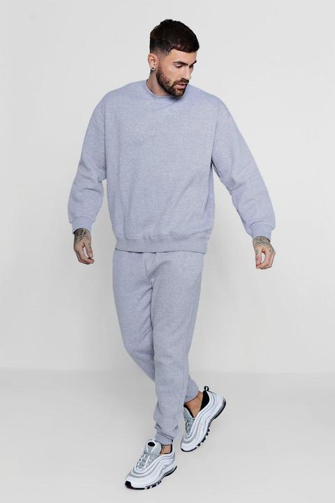 boohoo man oversized tracksuit