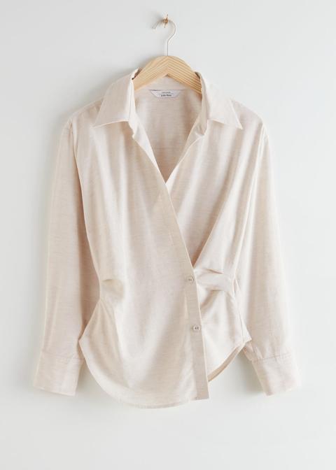 Wrap Duo Button Shirt