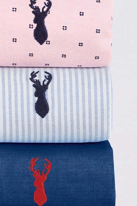 Long Sleeve Stretch Oxford Shirt 