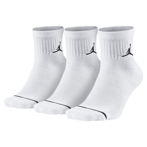 Jordan Jumpman Quarter Socken (3 Paar) - Weiß