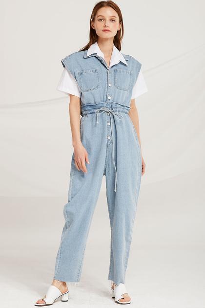 storets denim jumpsuit