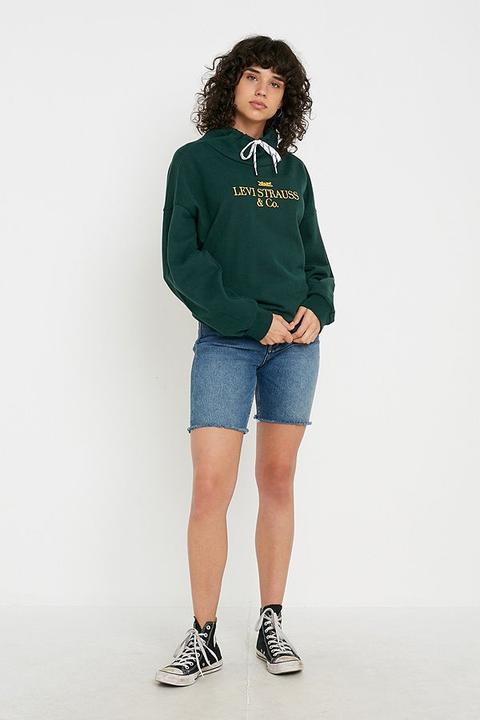 Levi's Sadie Funnel Neck Sweatshirt - Green L At Urban Outfitters from  Urban Outfitters on 21 Buttons