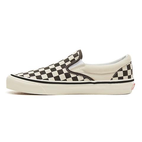 vans anaheim slip on checkerboard