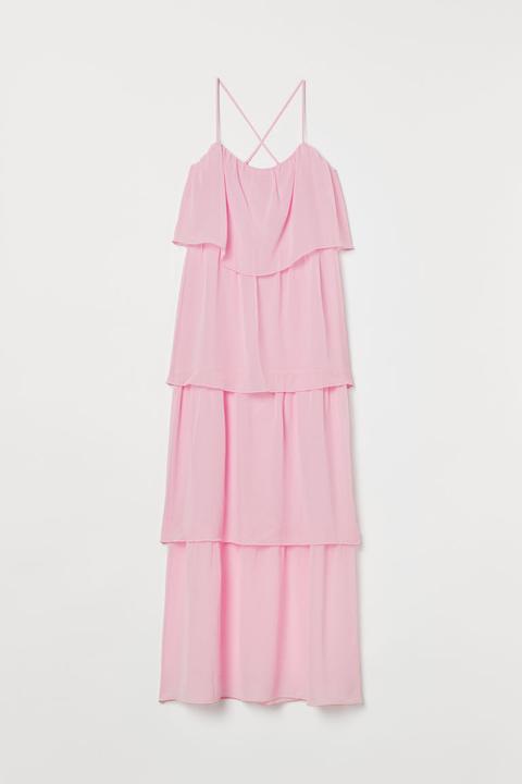 Tiered Maxi Dress - Pink