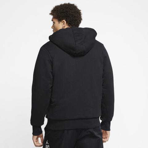 jordan black cat sherpa hoodie