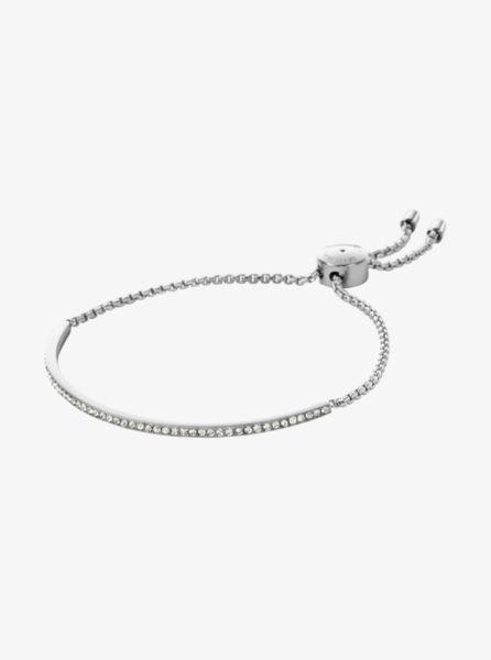 Bracciale Tonalità Argento Con Pavé