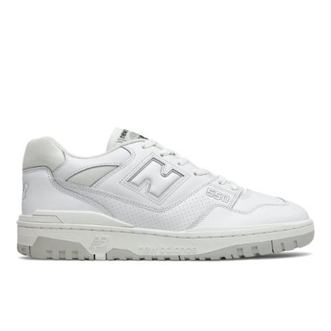 Hombres New Balance 550 - White, White