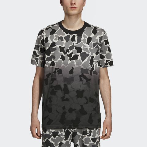 T-shirt Camouflage Dip-dyed