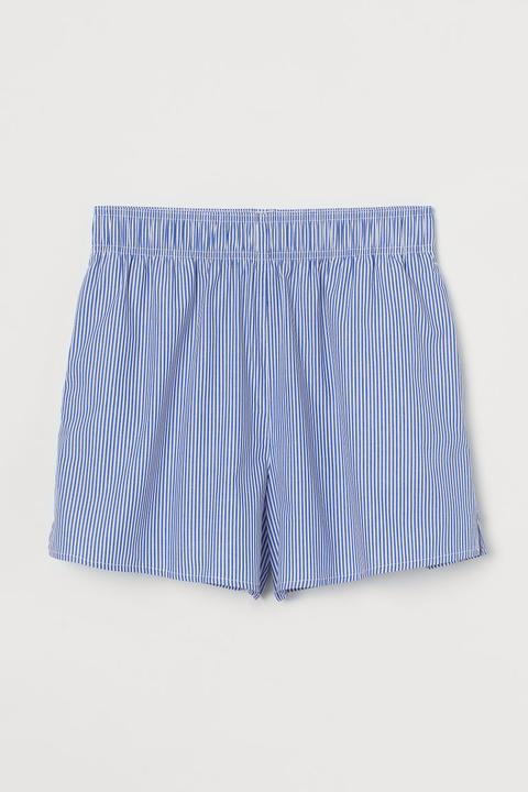 Poplin Shorts - White