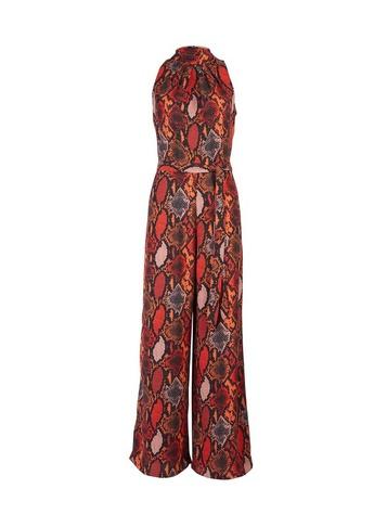 Dorothy perkins red hot sale snake print dress