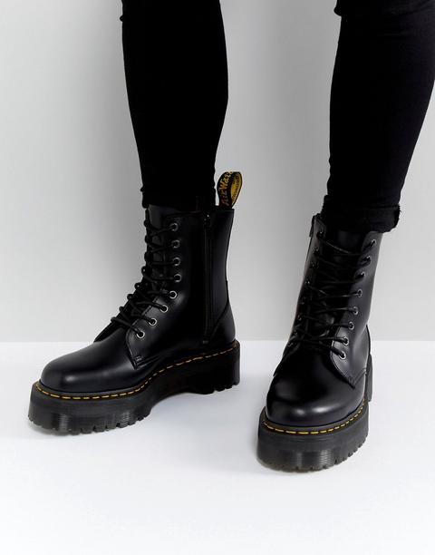 Botas Con Plataforma Y 8 Ojales Jadon De Dr Martens