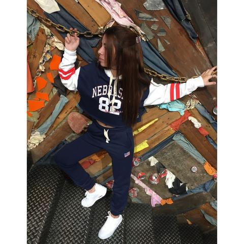 Sudadera Mujer Uissos Con Capucha Nebraska 82