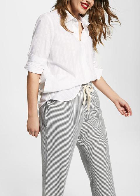 Pantaloni Baggy Righe