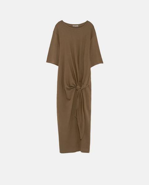 Vestido Nudo Delantero