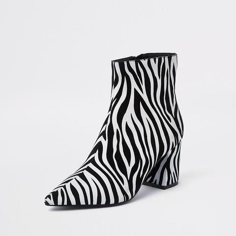 zebra boots river island