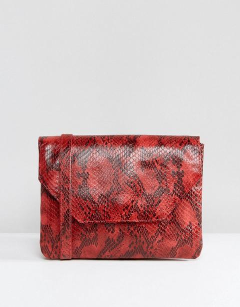 Bandolera Con Estampado De Serpiente De Monki