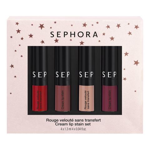 Cream Lip Stain Set Set Di Rossetti Vellutati No-transfer