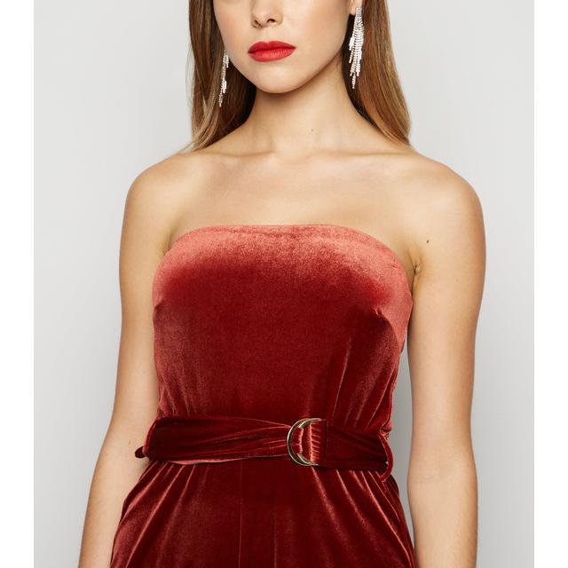 new look rust jumpsuit