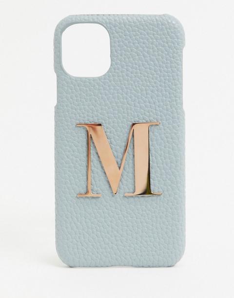 Funda Para Iphone 11 / Xr Con Diseño De Letra M De Elie Beaumont-gris