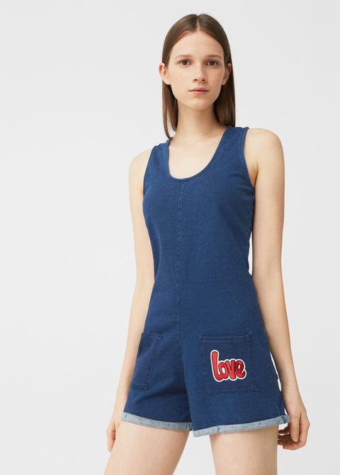 Abito A Tuta Denim Medio