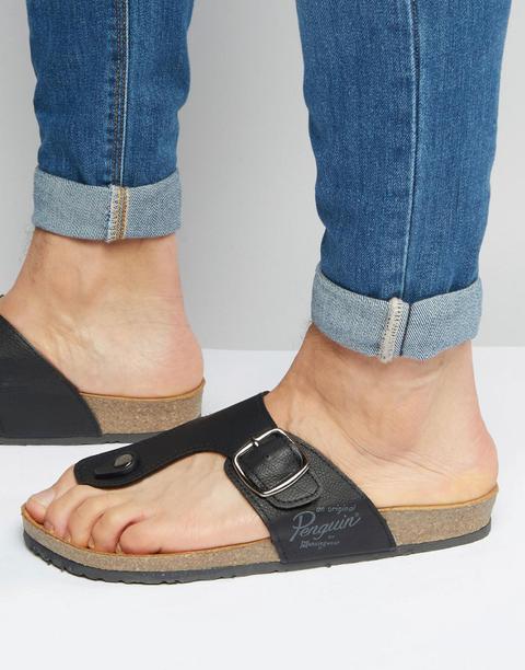 Original Penguin - Sandali Con Fibbia - Nero