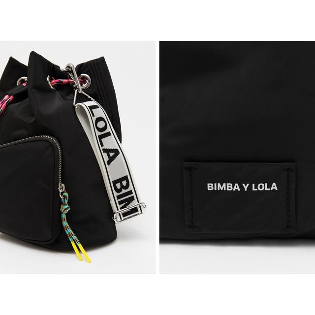 Bolso Saca Trenzado Negro from Bimba Y Lola on 21 Buttons