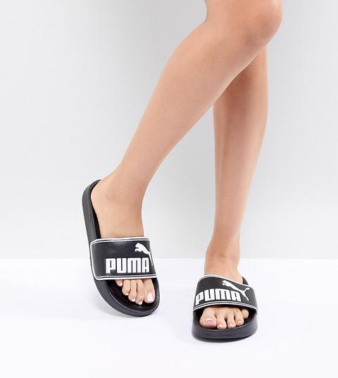 Sandalias Negras Leadcat De Puma