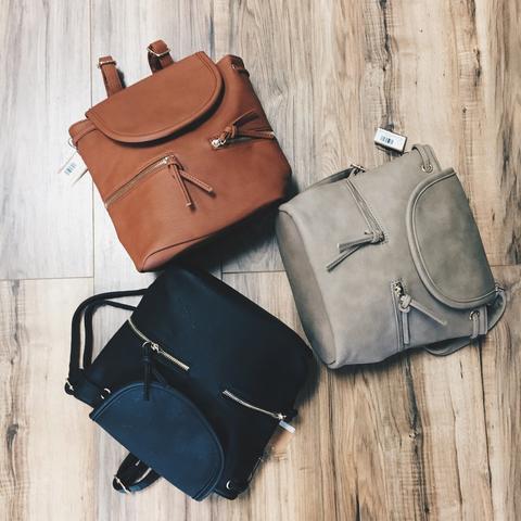 Gloria Zipper Back Pack (3 Colors)