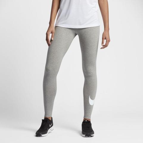 Leggings Swoosh Nike Sportswear - Donna - Grigio