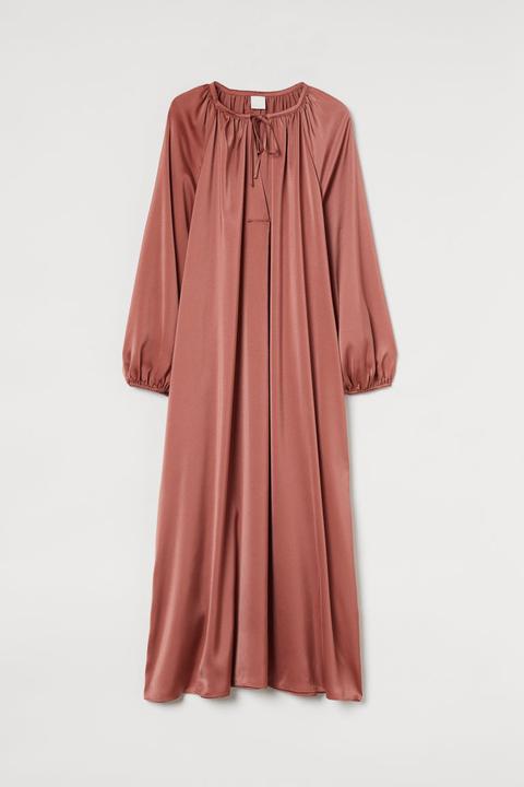 Robe À Manches Longues - Rose